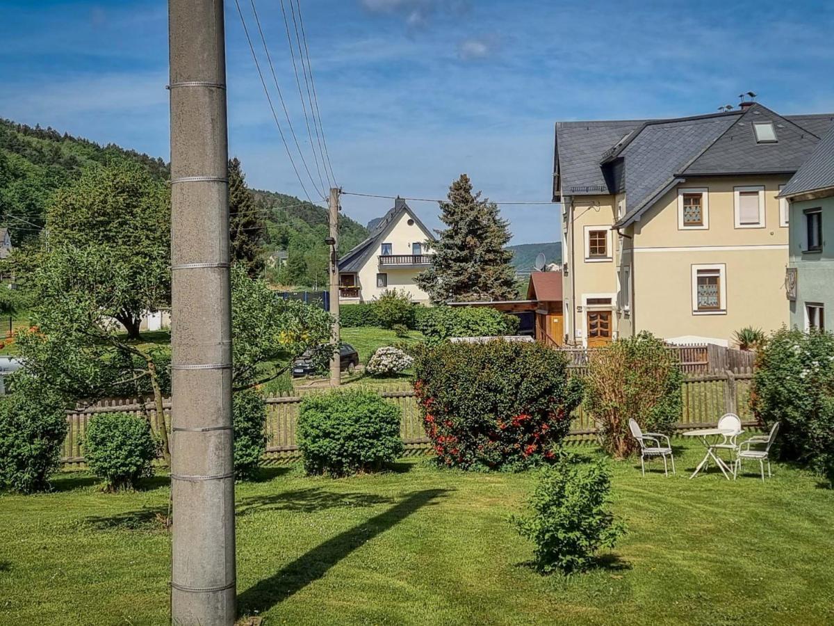 Ferienappartements Elbaussicht - Krippen Bad Schandau Bagian luar foto