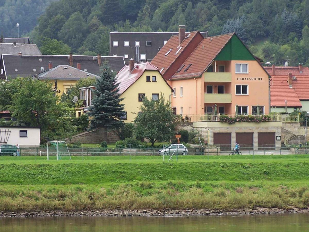 Ferienappartements Elbaussicht - Krippen Bad Schandau Bagian luar foto